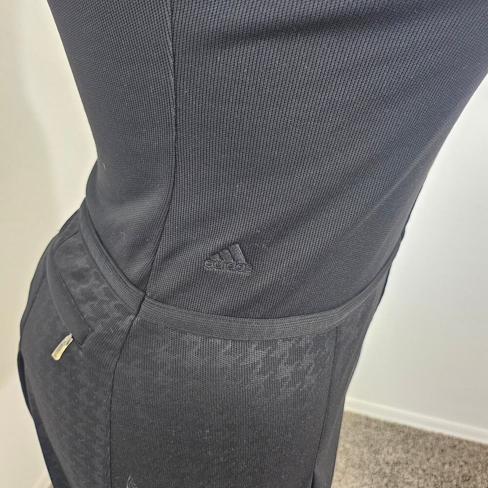 Adidas Climate Womens Golf Dress Short Sleeve Pleated Skirt black sz 2 - Picture 6 of 11